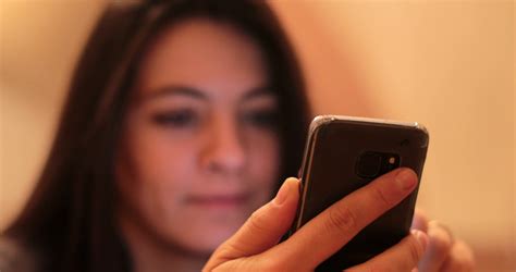 Young Woman Checking Cellphone Device Stock Footage Sbv 348549798