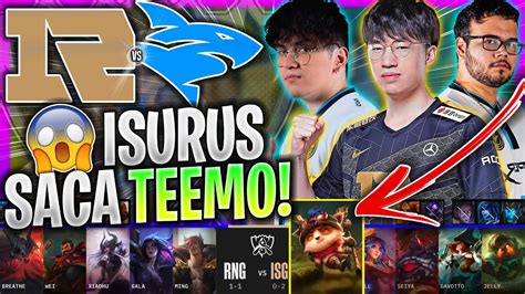 Isurus Juega Teemo En Worlds Rng Vs Isg Resumen Worlds Play In