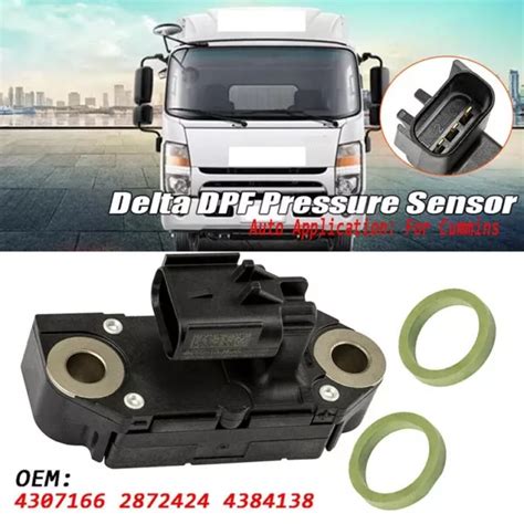 Car Engine Egr Dpf Exhaust Differential Pressure Sensor For Isx6597 57 01 Picclick Au