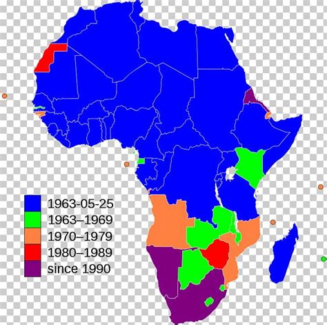 Member States Of The African Union Organisation Of African Unity ...