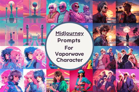 Ai Prompt For Vaporwave Characters Graphic By Milano Creative