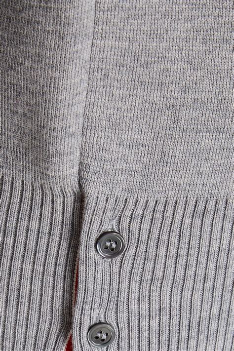 Thom Browne Striped Merino Wool Sweater The Outnet