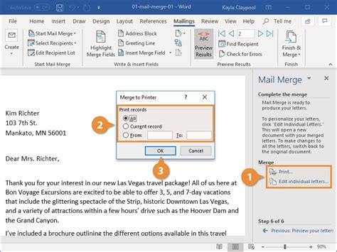 Mail Merge In Word CustomGuide