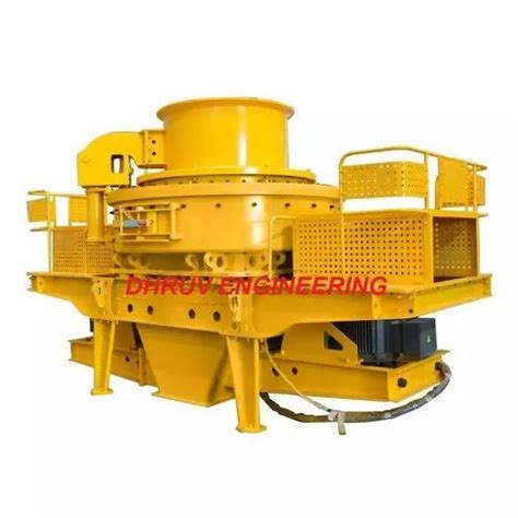 De Mild Steel Vertical Shaft Impact Crusher For Stone Capacity