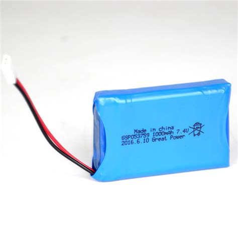 Lipo Battery 7 4 V 1000mah Lithium Polymer 503759 Battery Pack