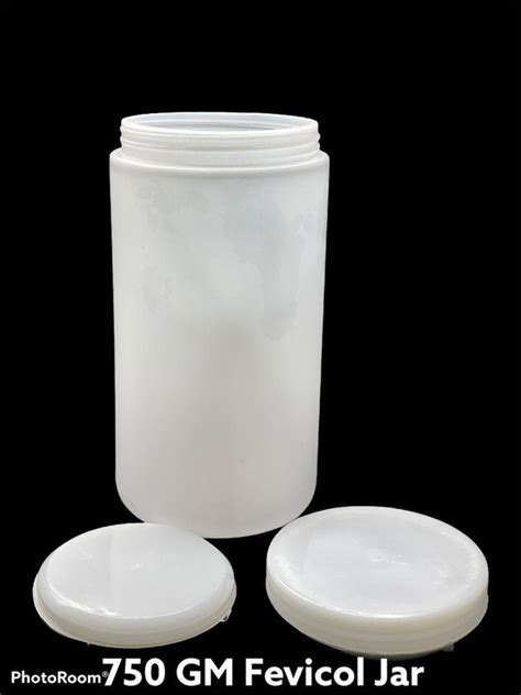 Translucent Round Gm Plastic Fevicol Jars Weight Grams