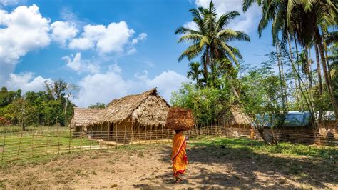 Indian Village Huts