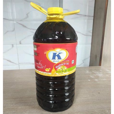 5L K Brand Kachi Ghani Mustard Oil At Rs 1080 Bottle Kachi Ghani