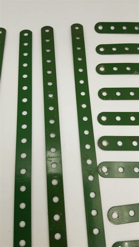 Vintage Meccano Green Perforated Strip No 1a 2 Large Lot Ebay