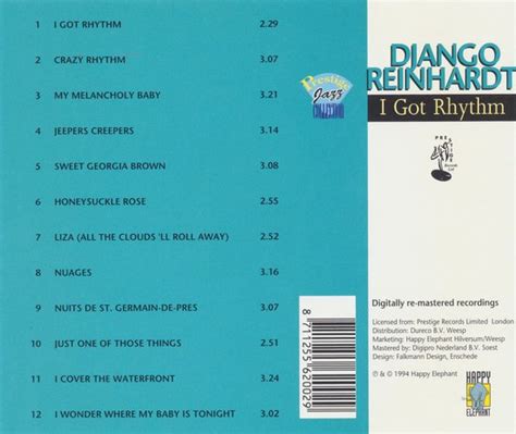 Django Reinhardt I Got Rhythm Django Reinhardt Cd Album Muziek Bol