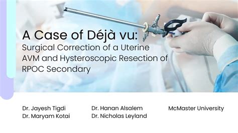 Hysteroscopic Resection Of Retained Products Of Conception