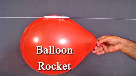 Balloon Rocket - An Easy Science Project For Kids