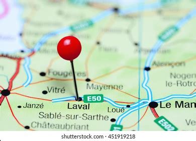 Laval Pinned On Map France Stock Photo Shutterstock