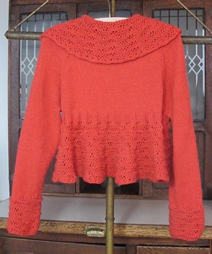 Ravelry Ruffled Edge Cardigan Pattern By Sarah Punderson