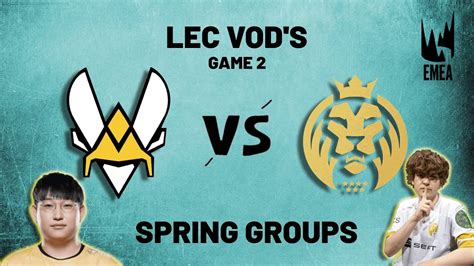 Vit Vs Mad Game Week Day Lec Spring Groups Team Vitality