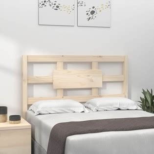 Bed Headboard 105 5x4x100 Cm Solid Wood Pine