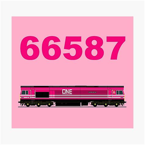 Pink Class 66 Locomotive Photographic Print By Craigmatthews Redbubble