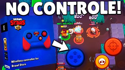 JOGANDO BRAWL STARS NO CONTROLE É MUITA APELAÇÃO JOGAR ASSIM O BRAWL