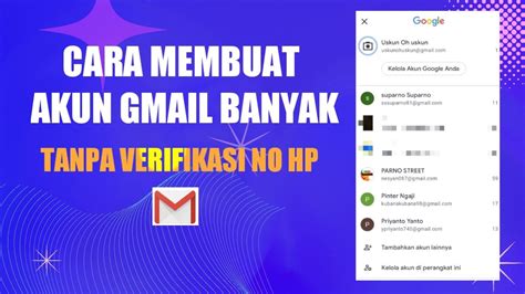 Cara Membuat Akun Gmail Banyak Tanpa Verifikasi Nomor Telepon