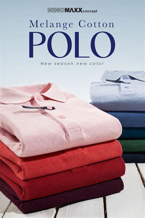 O Premium Polo Melange Nam Cotton Mercerized Ninomaxx