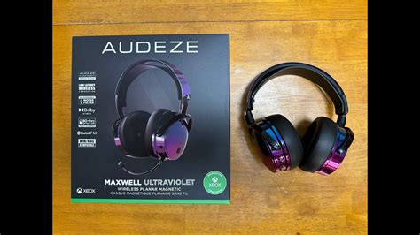 Audeze Maxwell Ultraviolet 2 Minute Unboxing Youtube