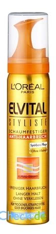 L Oreal Elvital Styliste Schaumfestiger Anti Haarbruch Starker Halt