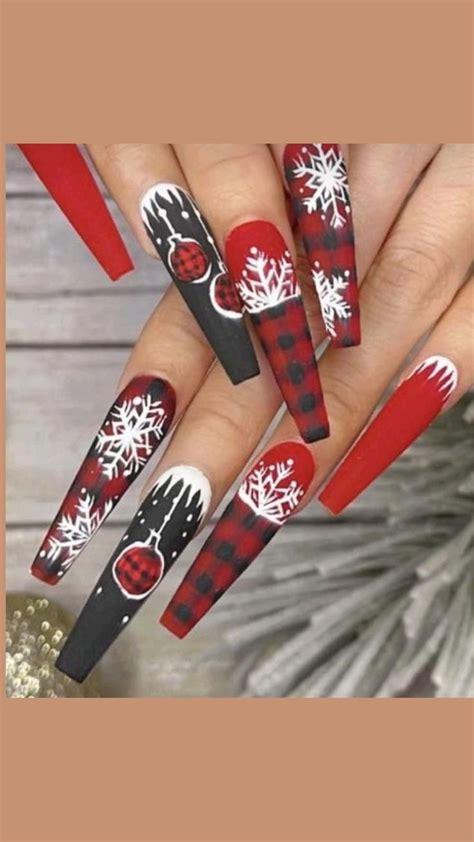 Uñas, Nails Art | Xmas nails, Holiday nails, Nail designs valentines