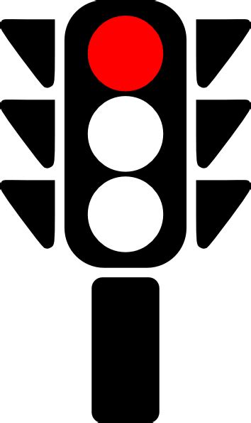 Traffic Semaphore Red Light Clip Art at Clker.com - vector clip art ...