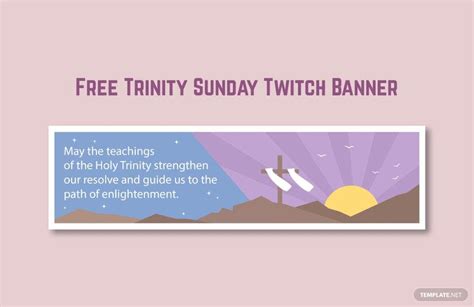 Trinity Sunday Twitch Banner In Illustrator Eps Psd Png Svg