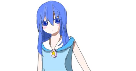女の子 水色少女 かわいい女の子 かきくけこ、たちつてと。のイラスト Pixiv