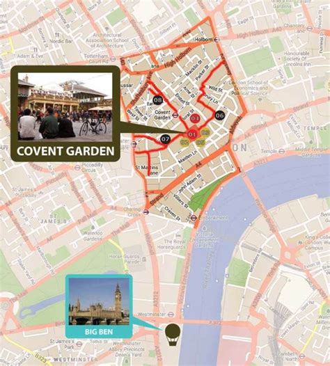 Old Covent Garden Map