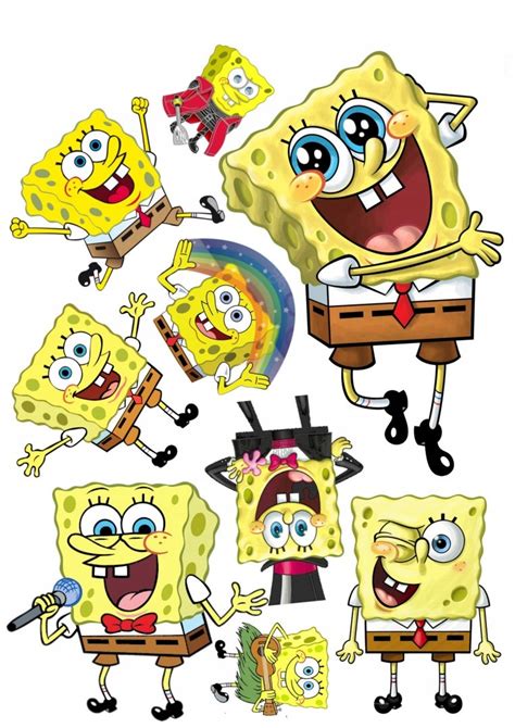 Wydruk Masa Cukrowa Na Tort SPONGEBOB Zestaw 12778983450 Allegro Pl