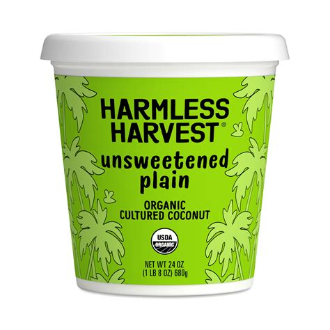 Harmless Harvest Cultured Coconut Yogurt Unsweetened Plain Thrive Market