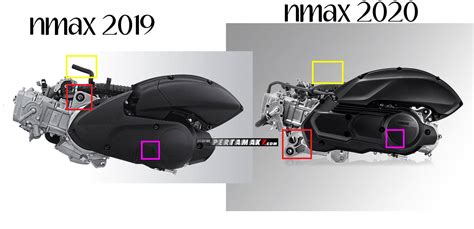 Rangka Yamaha All New NMAX Mirip Punya Aerox 155 Suspensi Belakang