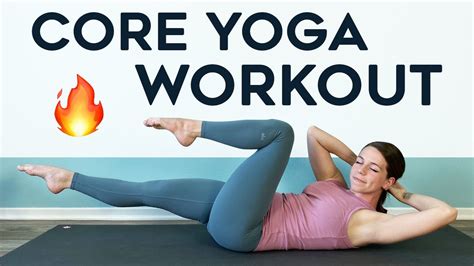 Core Yoga Workout Min Exercises For Abs Youtube