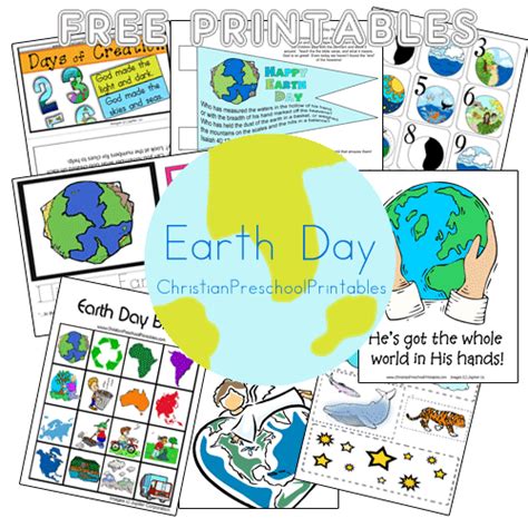 Free Christian Earth Day Printables