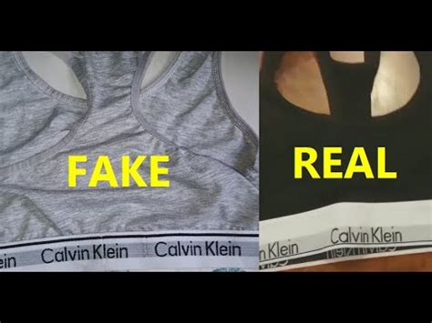 Calvin Klein Crop Top Bralette Real Vs Fake How To Spot Original