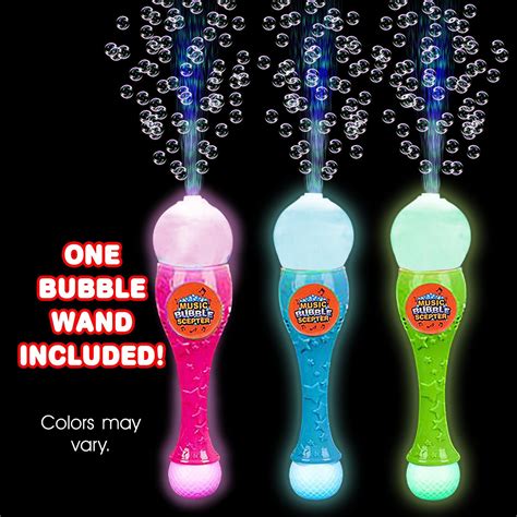 Artcreativity Light Up Bubble Blower Wand 135 Illuminating Bubble