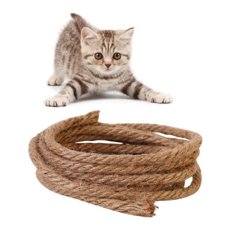 3/5 Meters DIY Cat Scratching Post Toys Replacements Sisal Rope Cat ...