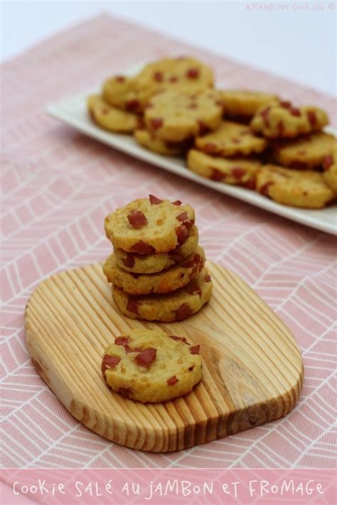 Cookie salé au jambon et fromage Amandine Cooking Cookies et