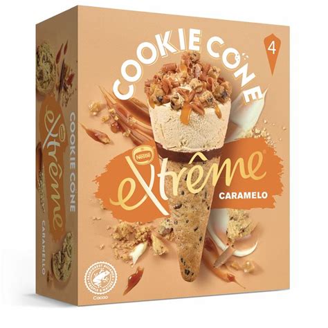 Extreme Cookie Cono Caramelo Unidades Helados Nestle Helados Nestle