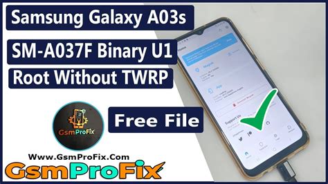 Samsung Sm A037f Binary U1 Root Samsung A03s Root Without Twrp Youtube