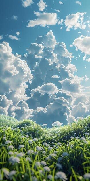 Beautiful Cloudscape Premium Ai Generated Image