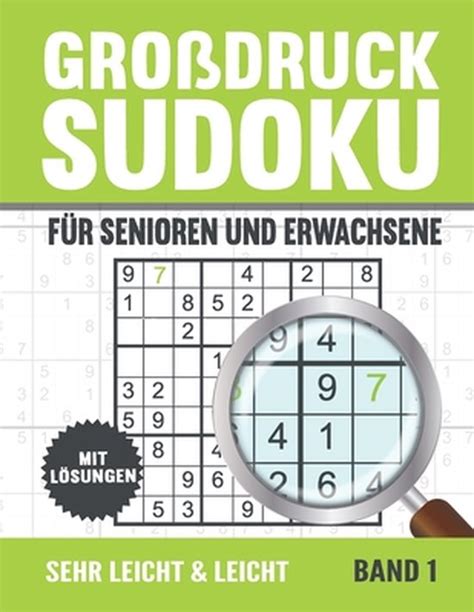 Großdruck Sudoku Für Senioren Sudoku Rätsel in Großer Schrift Sehr