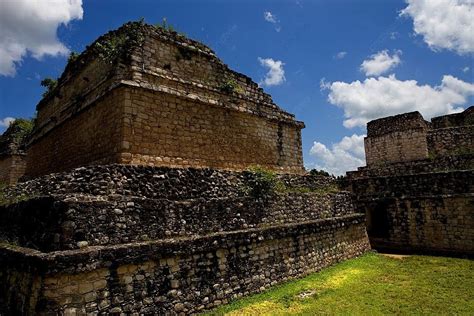 Fondo Pirámide De Destino Mexicano Ek Balam Foto E Imagen Para Descarga