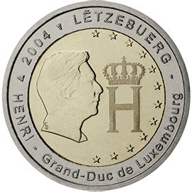 Moneda De 2 Euros De Luxemburgo De 2004 Monedapedia