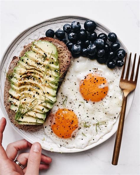 Fried Eggs and Avocado Toast Breakfast Plate Recipe | The Feedfeed