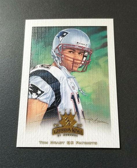 Donruss Tom Brady Rare Ebay Hawaii Xvii Promo Gold Stamp Gridiron