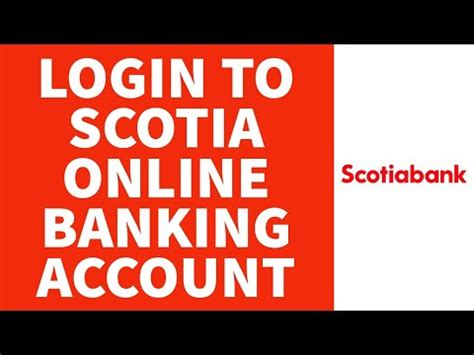 How To Login Scotiabank Online Banking Account (2022) | Scotiabank ... 