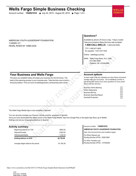 Wells Fargo Printable Checks